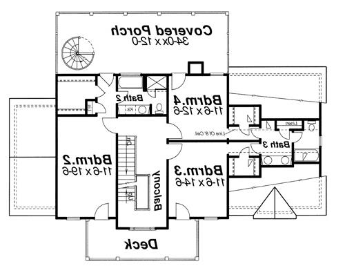 Second Floor image of ANNISTON House Plan